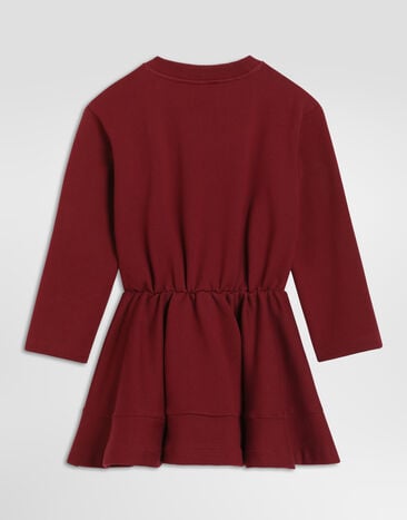 Dolce & Gabbana Fleece dress Red L5JDBMG7QNV
