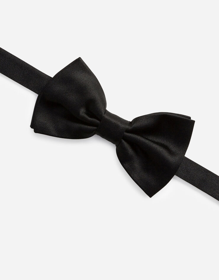Dolce & Gabbana Silk bow tie Black GR053EGK062