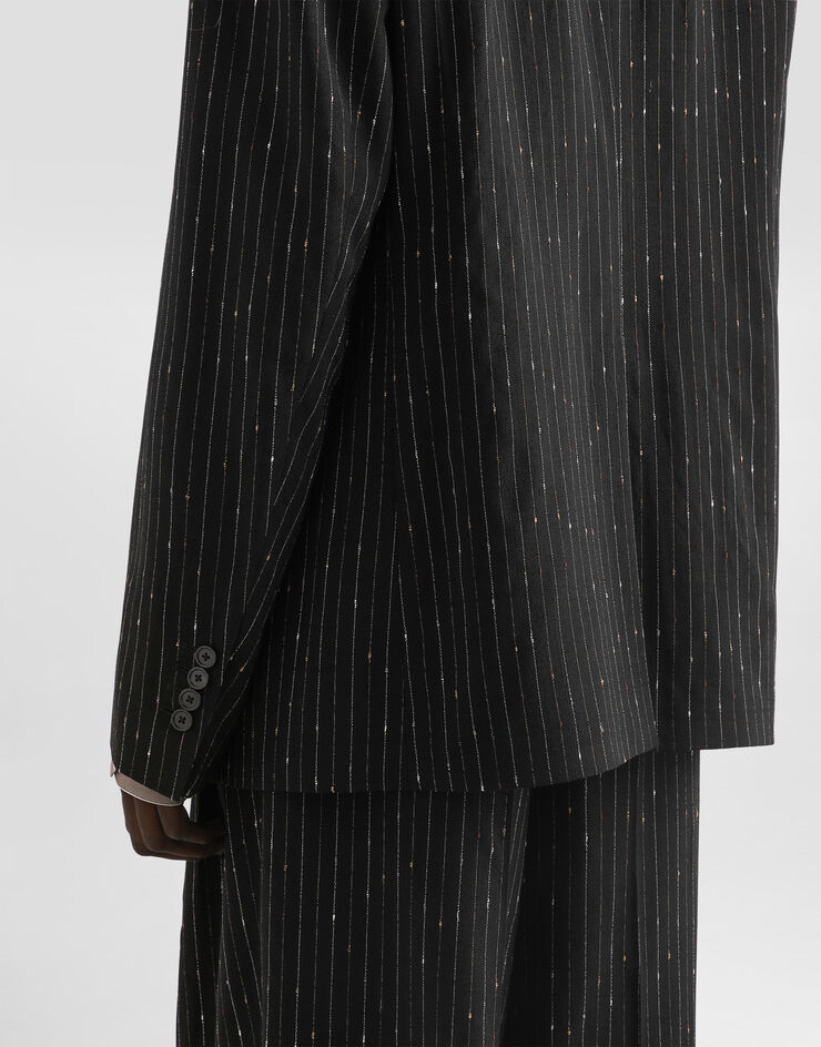 Dolce & Gabbana Double-breasted taormina viscose jacket Multicolor G2NW1TGK328