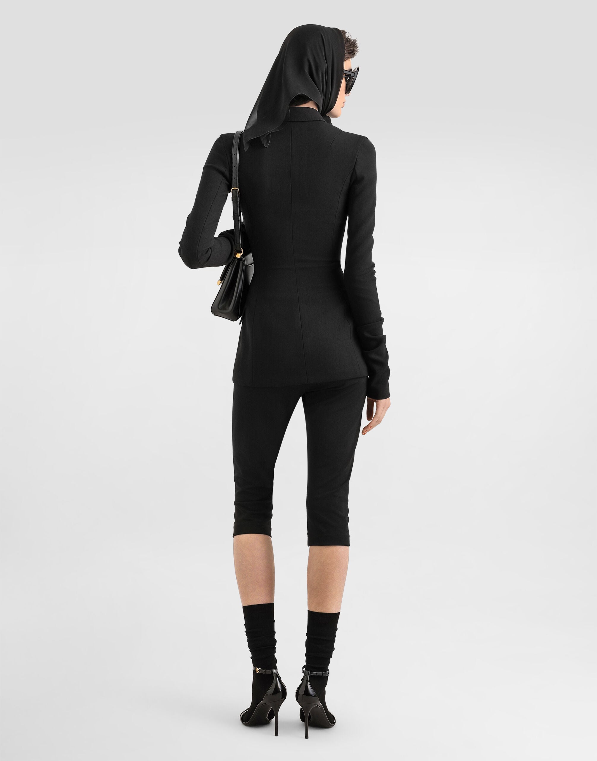 Double-breasted jacket in wool - thumbnail 3