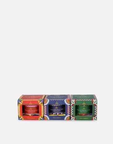 Dolce & Gabbana Sicilian soft spreads: pistachio, almond and chocolate Multicolor PS1000RES10