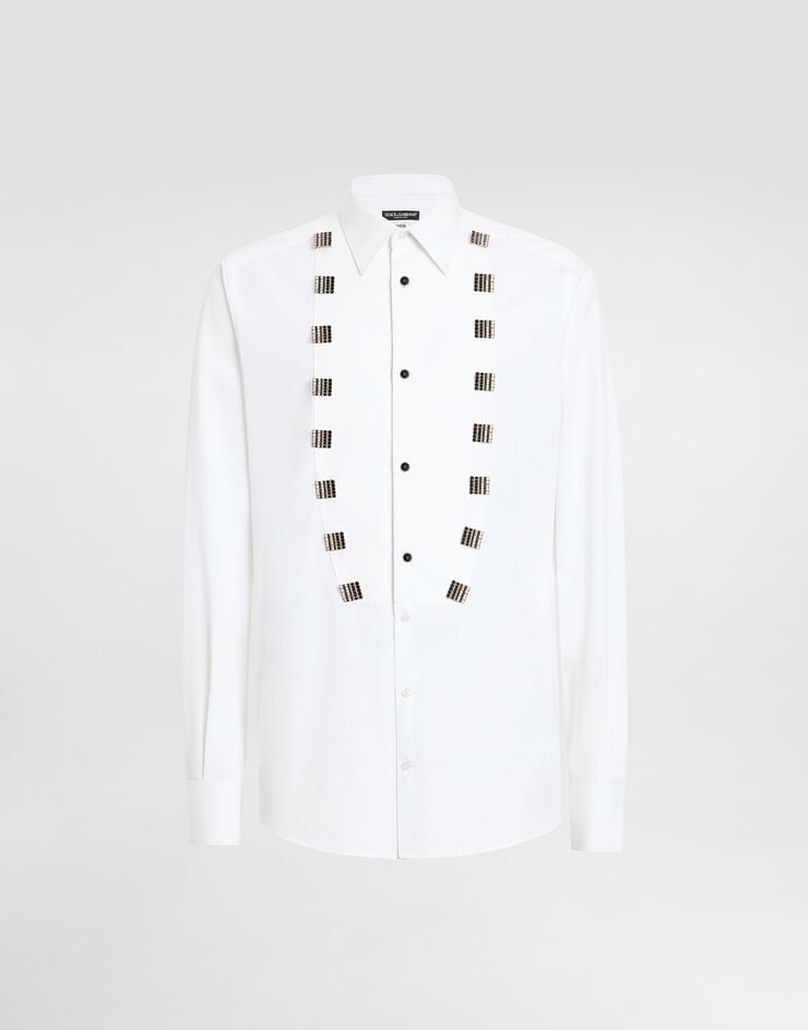 Dolce & Gabbana 珠宝装饰棉质礼服衬衫 多色 G5MF9ZGI591