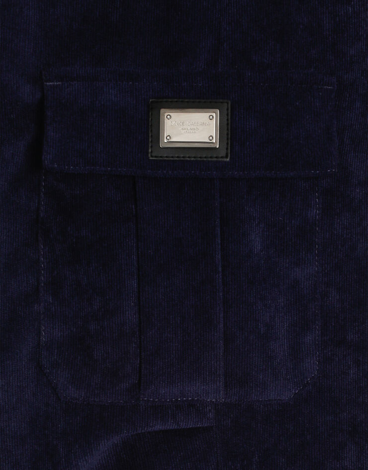 Dolce & Gabbana Corduroy trousers Blue L44P99FUEFO