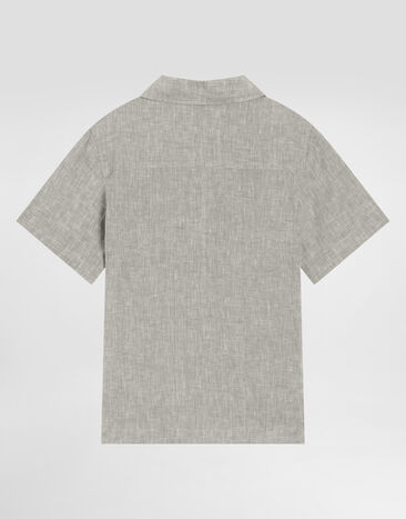 Dolce & Gabbana Linen shirt Green L44S24FU4LG