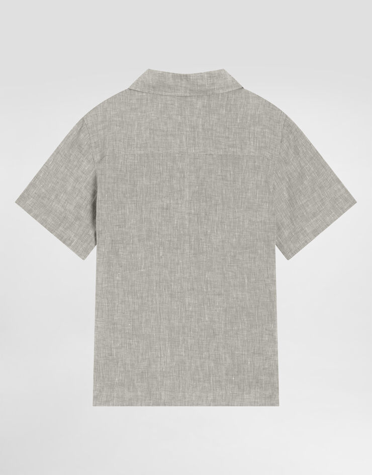 Dolce & Gabbana Linen shirt Green L44S24FU4LG