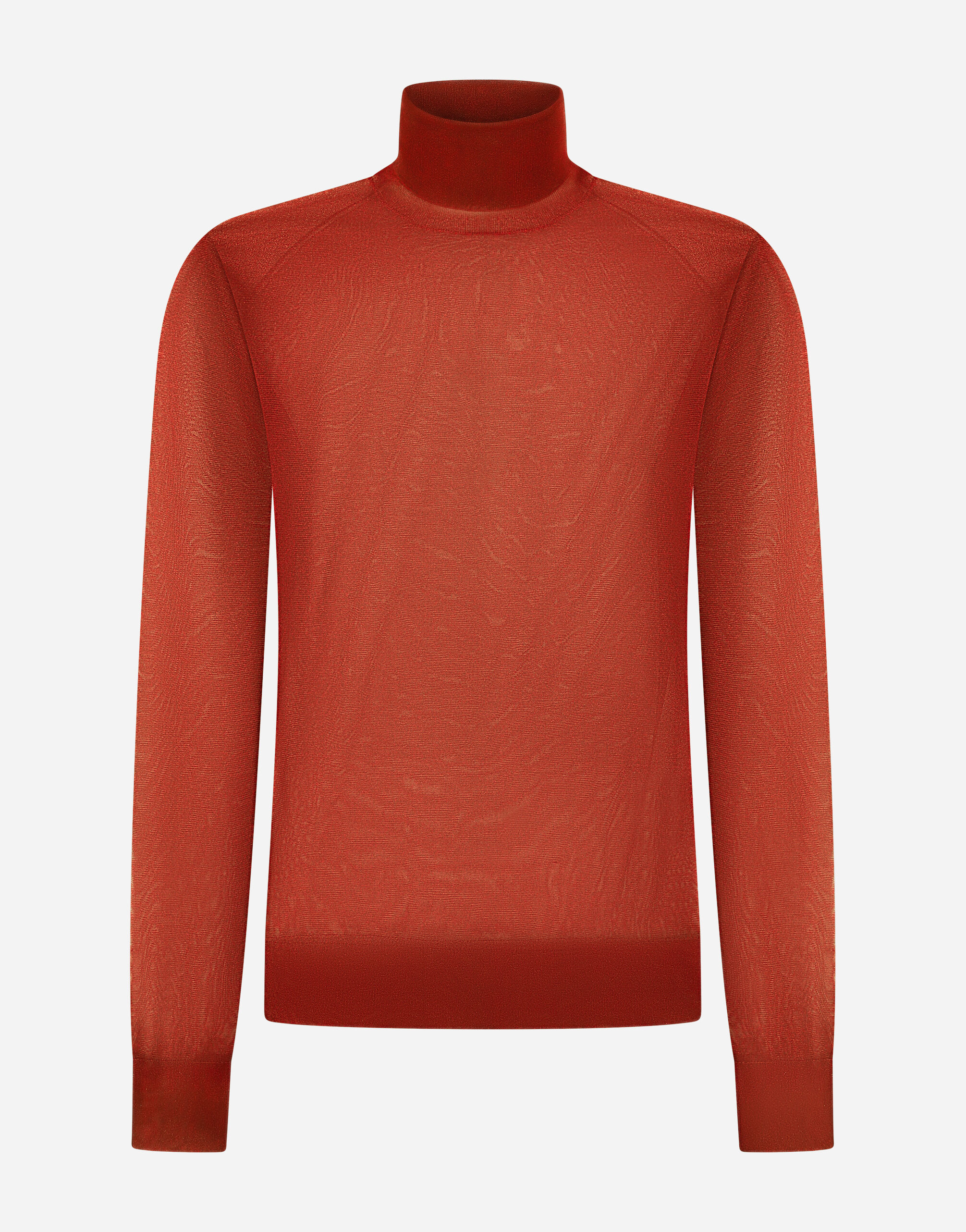 Burnt orange mock turtleneck on sale