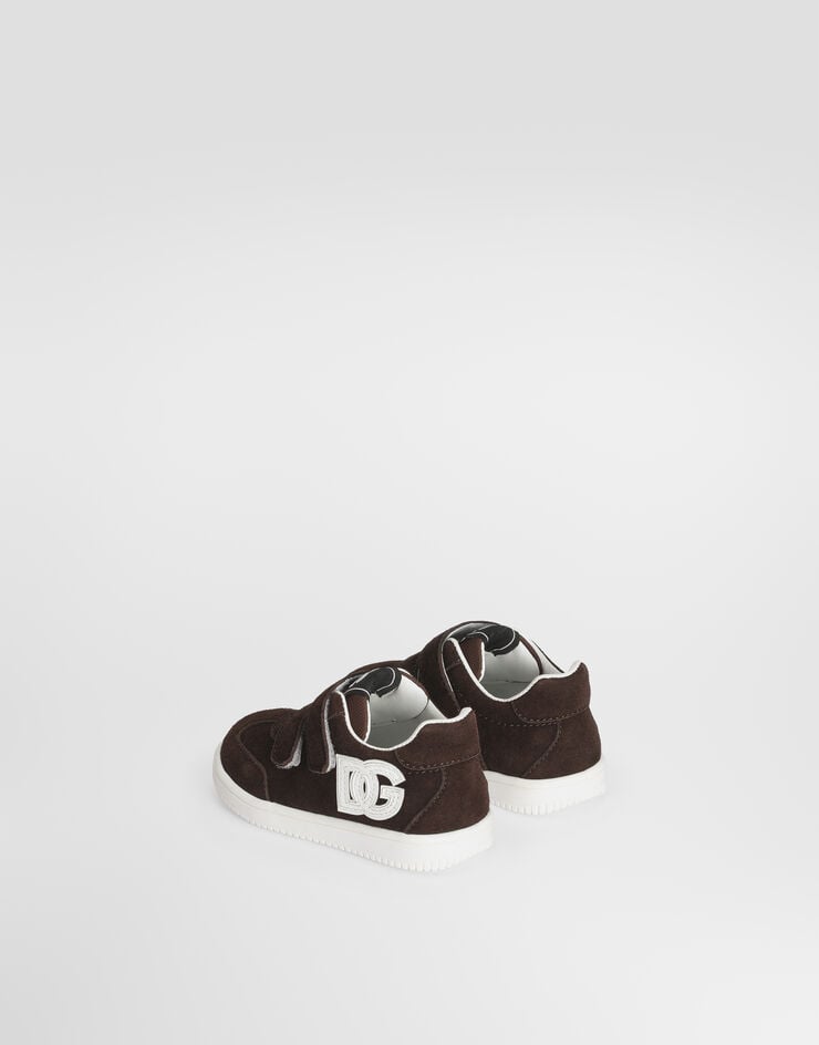 Dolce & Gabbana Zapatillas DG Original en tejido velour  DN0238A3M40