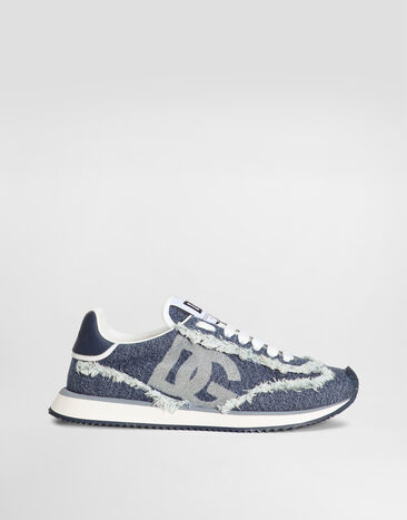 Dolce & Gabbana Mixed-material DG Cushion sneakers Blue CK2288A6N32