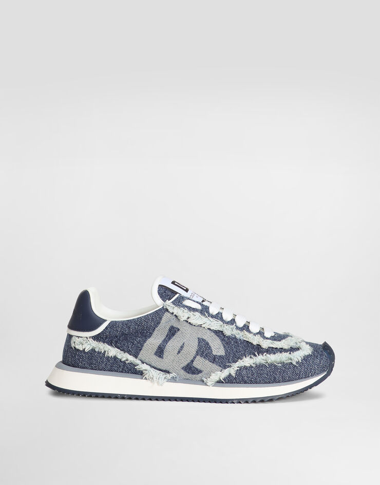 Dolce & Gabbana Zapatilla DG Cushion en mezcla de materiales Azul Claro CK2288A6D44