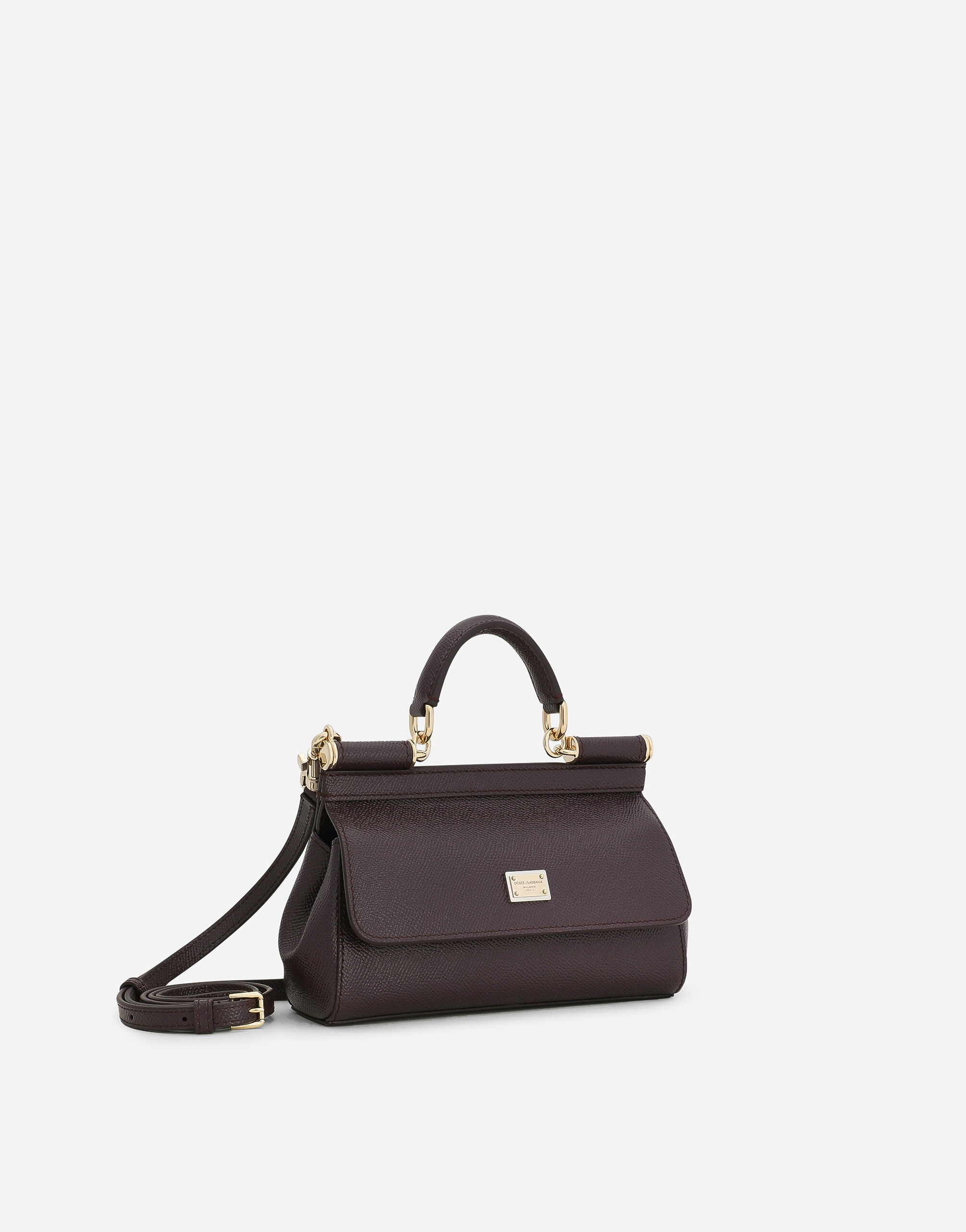 Small Sicily handbag in Purple for Women Dolce Gabbana