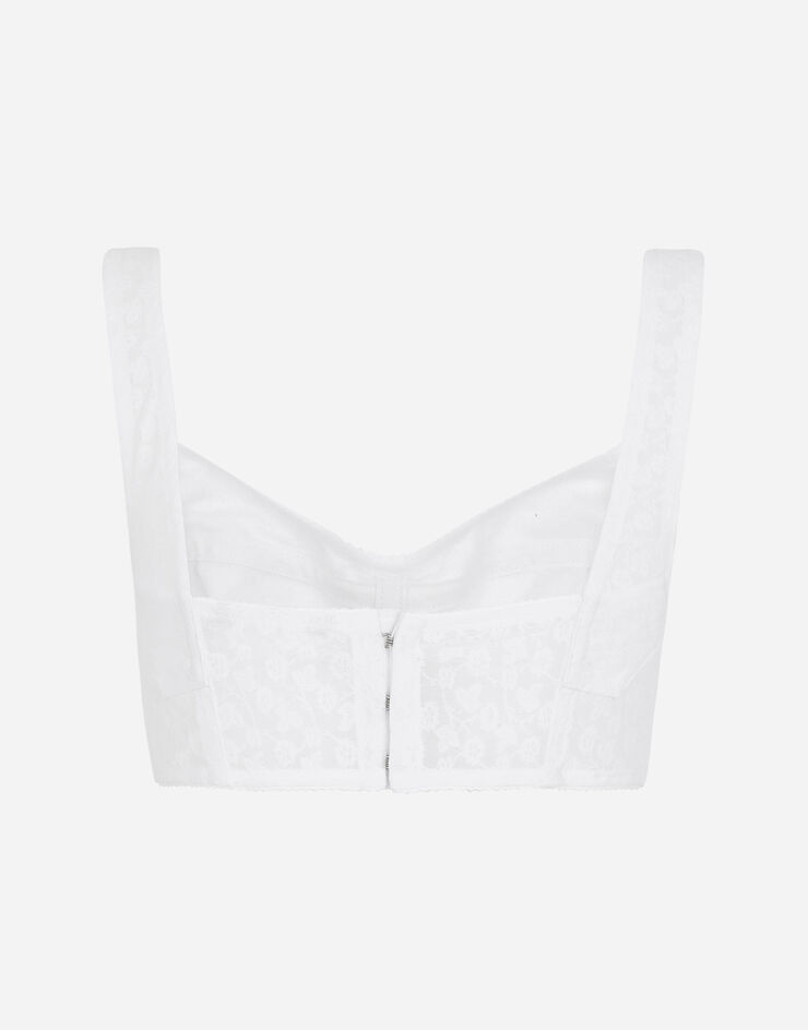 Dolce & Gabbana Corset top White F7Y28TG9921