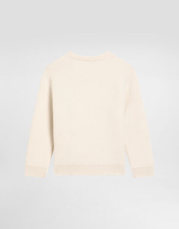 Dolce & Gabbana Jersey en interlock de lana Beige L1KWC5JDVCQ