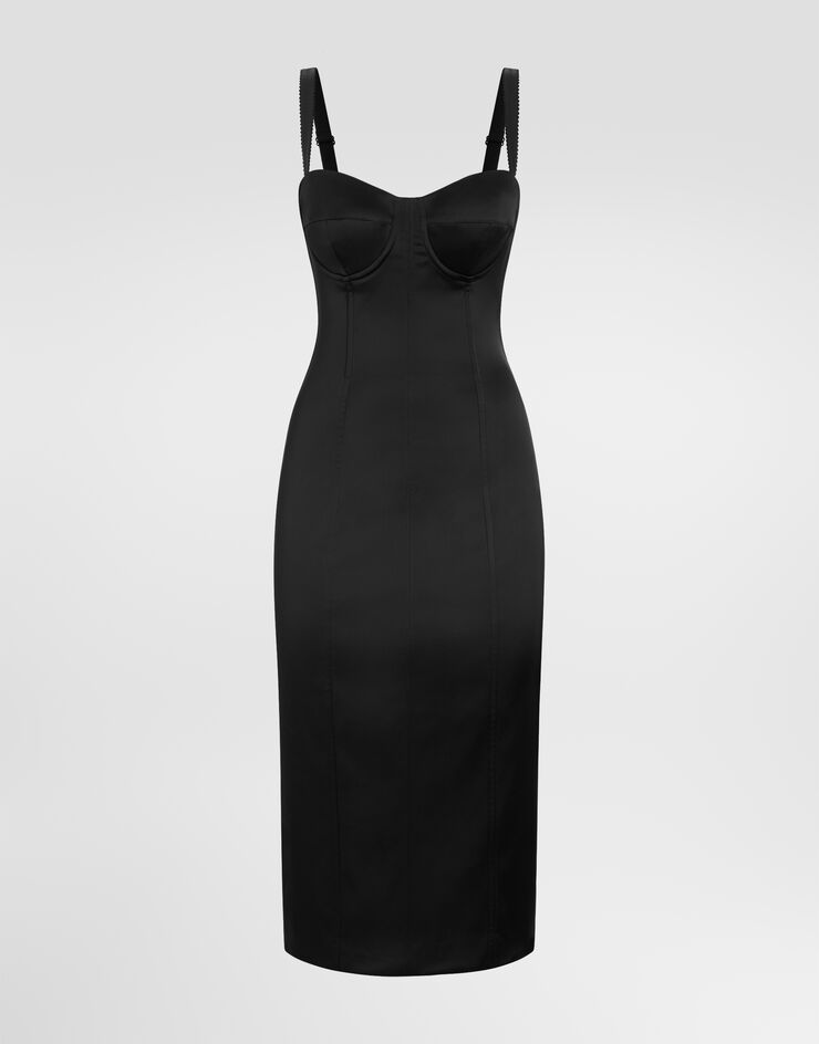 Dolce & Gabbana Satin dress Dolce & Gabbana Satin dress Black F60DGTFURHM