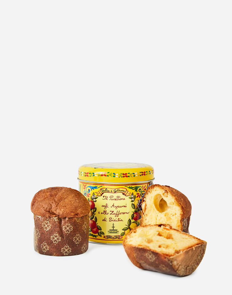 Dolce & Gabbana Panettone with Sicilian Citrus fruits and Saffron Multicolor PN0104PSSET