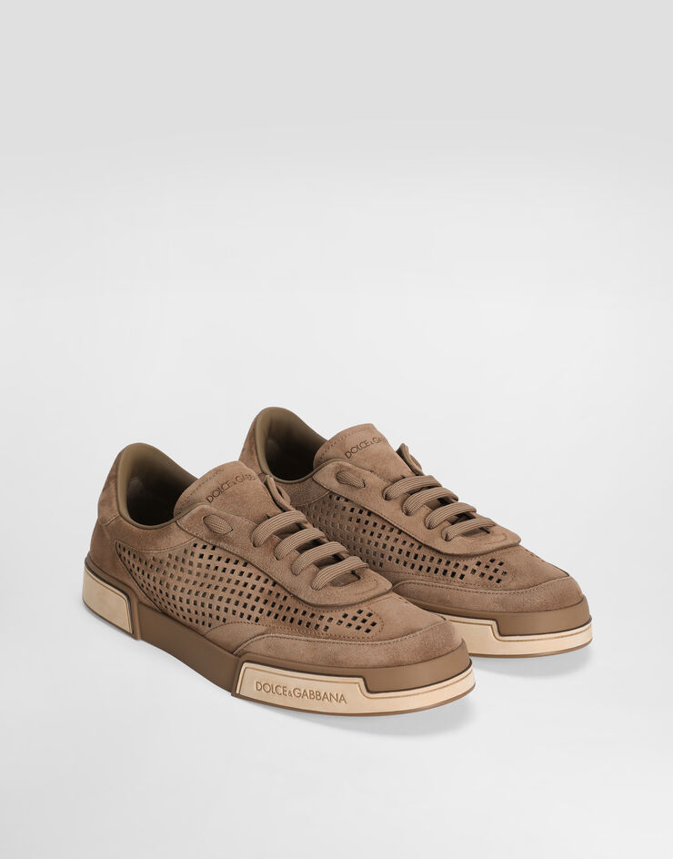 Dolce & Gabbana Scarpa Portofino Yacht in suede Beige A20189A6688
