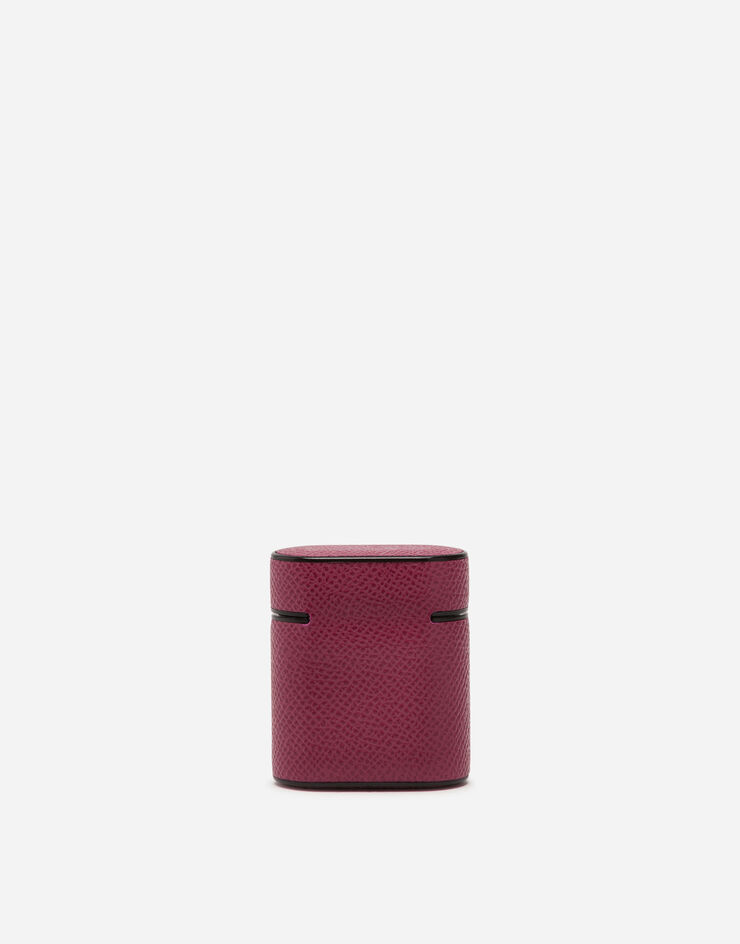 Dolce & Gabbana Dauphine calfskin airpods case FUCHSIA BI2572A1001