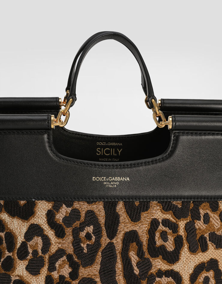 Dolce & Gabbana Маленькая сумка-шоппер Sicily разноцветный BB7728B6I37