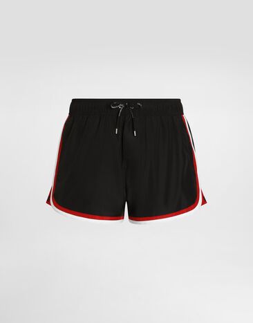 Dolce & Gabbana Canvas swim boxer shorts Multicolor M4F67TON0IR