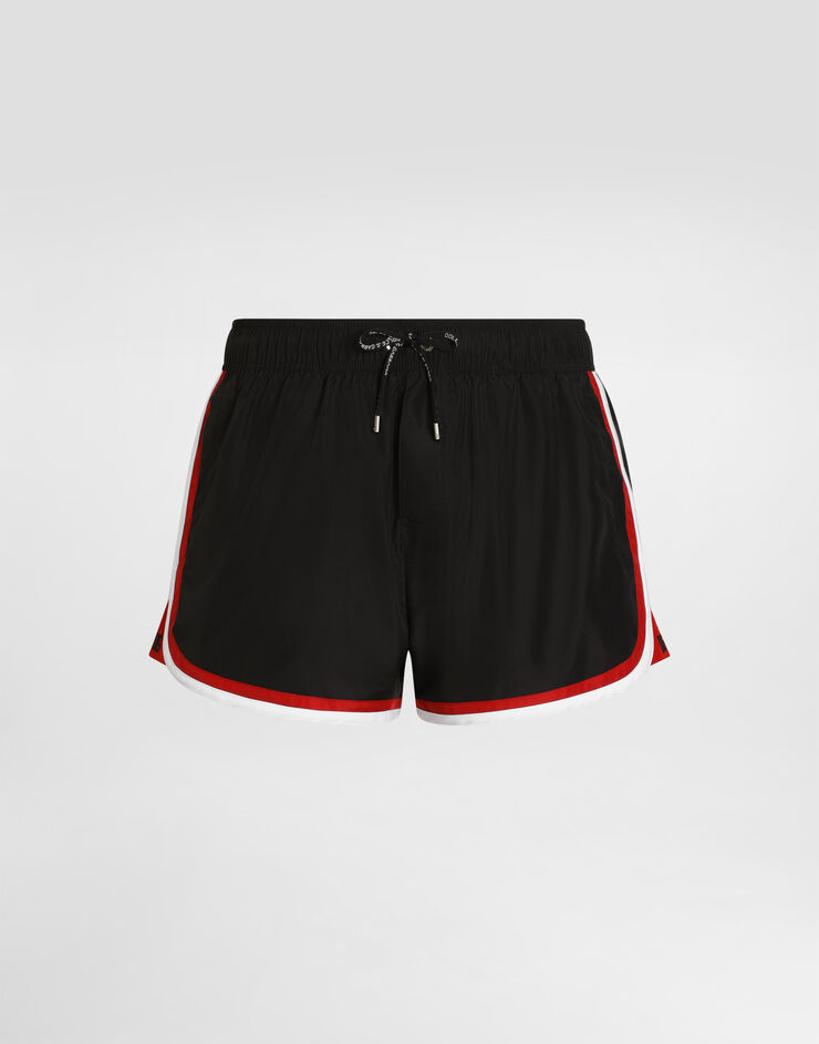 Dolce & Gabbana Canvas swim boxer shorts Dolce & Gabbana Canvas swim boxer shorts Multicolor M4F67TON0IR