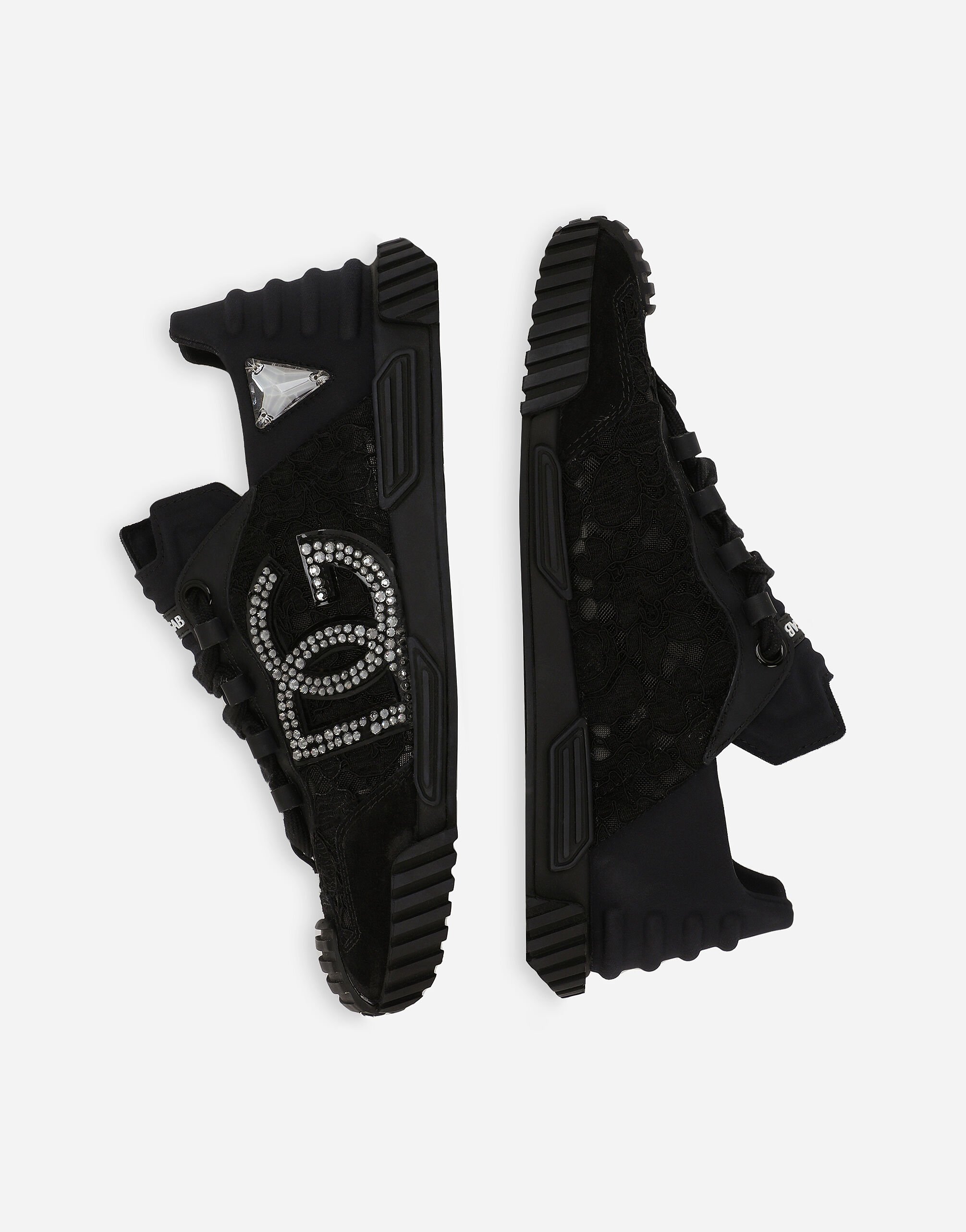 Lace NS1 sneakers in Black for Women Dolce Gabbana US