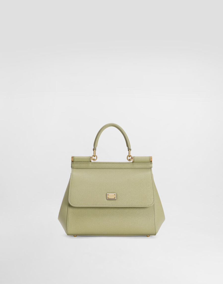 Small Sicily handbag in dauphine calfskin