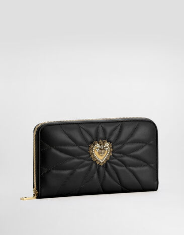 Dolce & Gabbana Zip-around Devotion wallet Black BI0473AV967