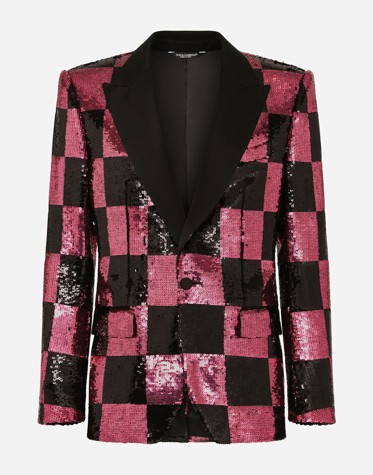 Dolce & Gabbana Sequined Sicilia-fit jacket Multicolor G2SM5TFLSG1