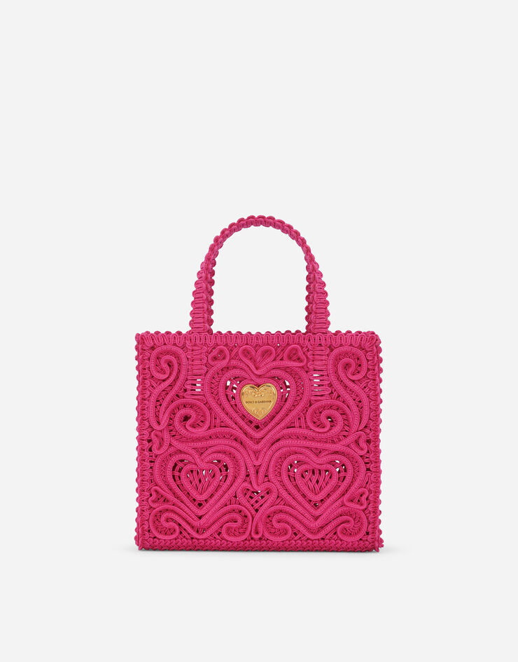 Dolce & Gabbana Cordonetto shopper Fuchsia BB7183AW717