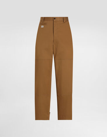 Dolce & Gabbana Cotton cargo pants with tag Brown GP0RSTFUFL3