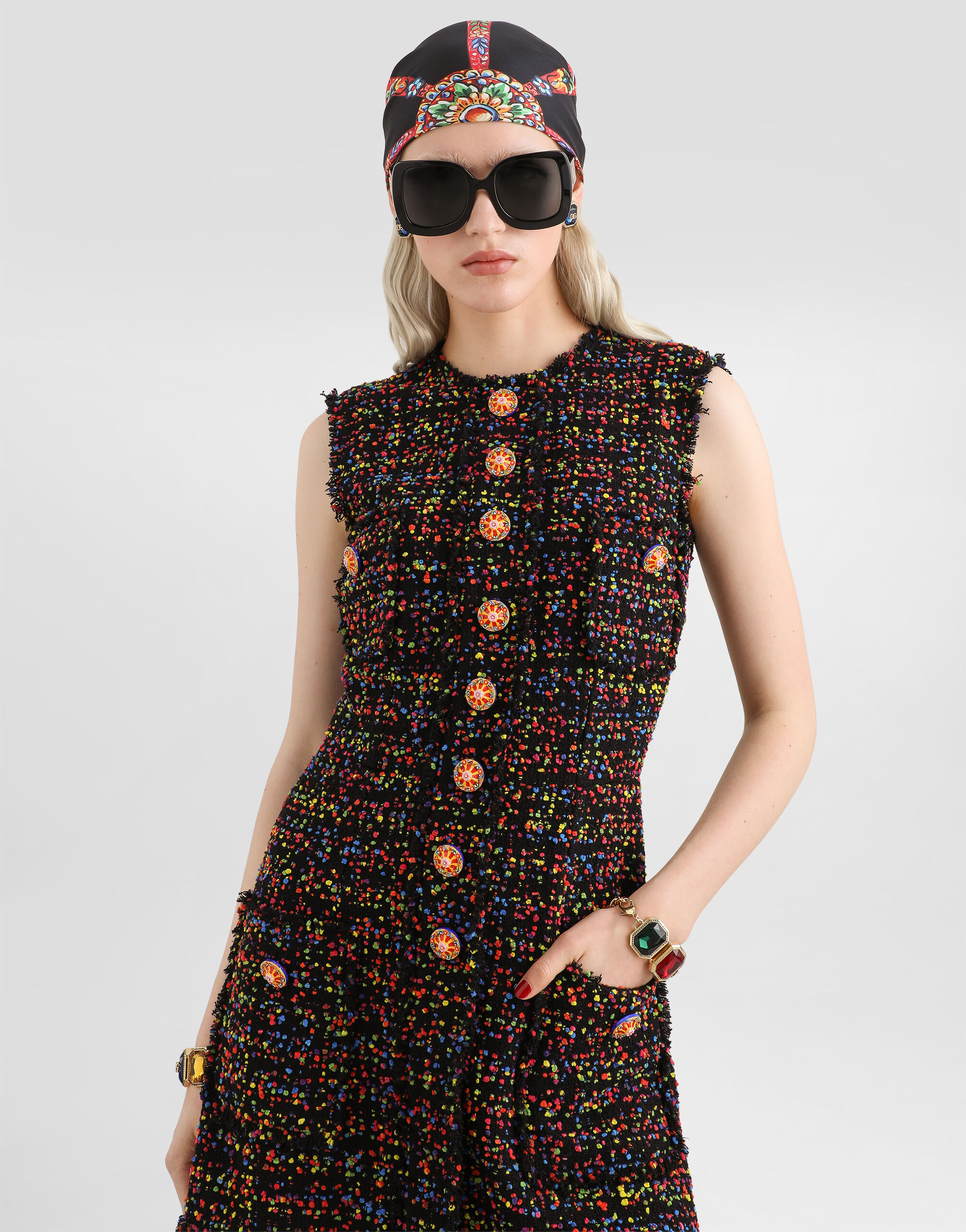Tweed dress - thumbnail 4