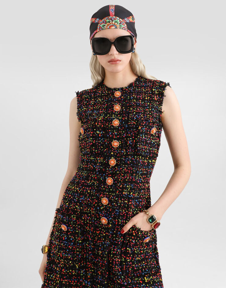 Dolce & Gabbana Tweed dress Dolce & Gabbana Tweed dress Multicolor F6SSWTFMZA5