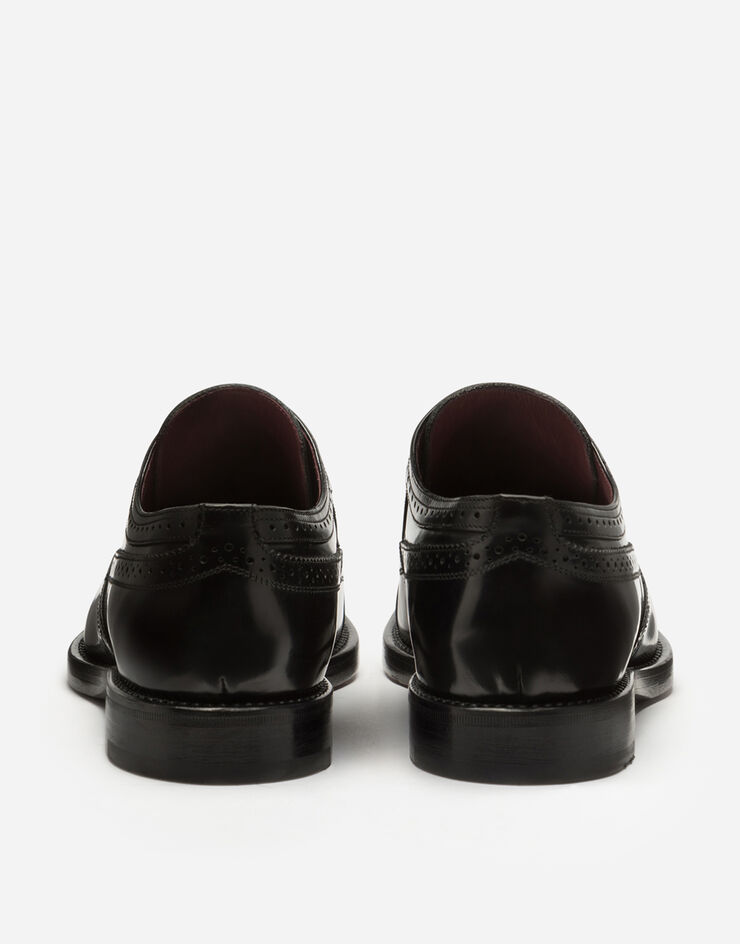 Dolce & Gabbana Brushed calfskin derby brogues NEGRO A20137A1203