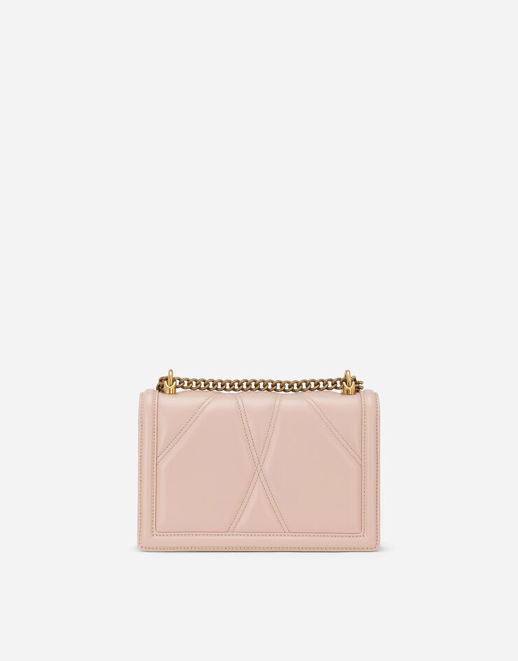 Dolce & Gabbana Medium Devotion shoulder bag бледно-розовый BB7158AW437