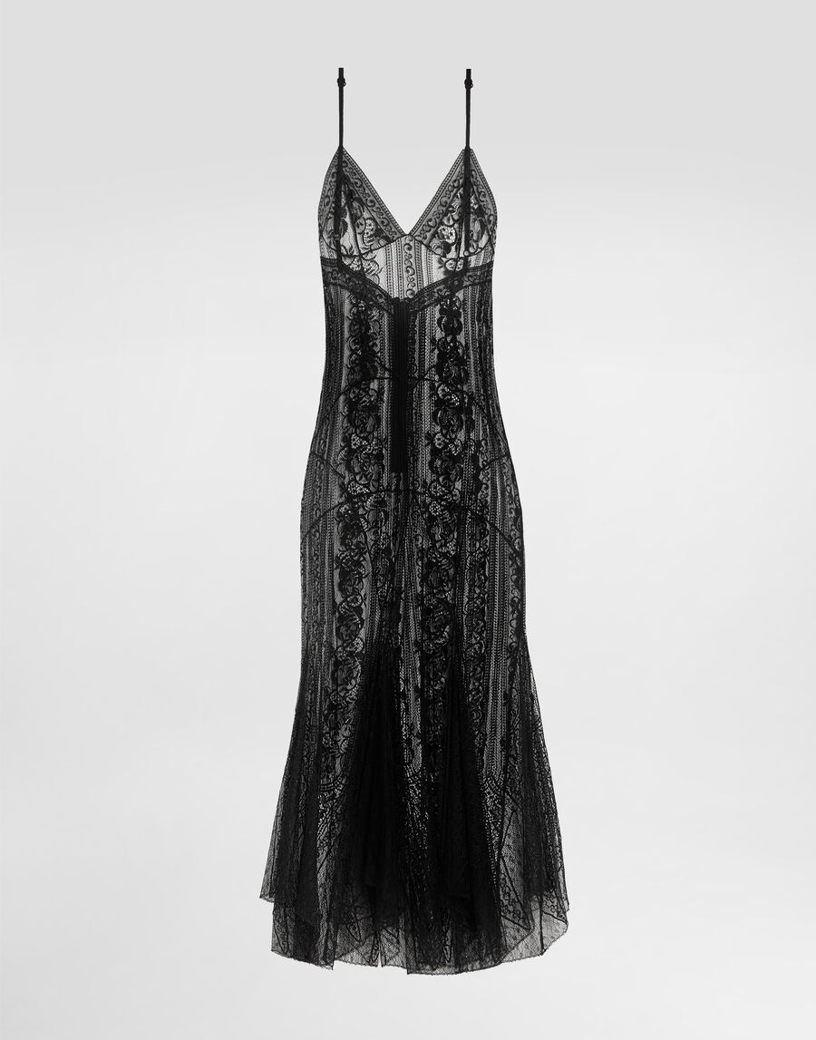 Chantilly lace slip dress