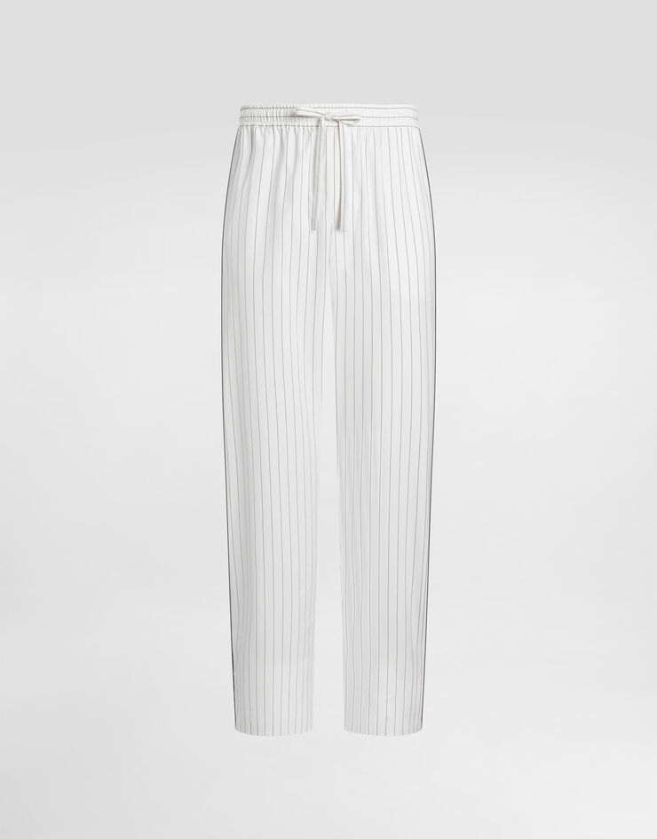 Dolce & Gabbana Striped poplin trousers Multicolor GVRMATFR52B