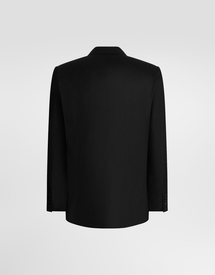 Dolce & Gabbana Martini light single-breasted flannel jacket Black G2UN2TFUBG8