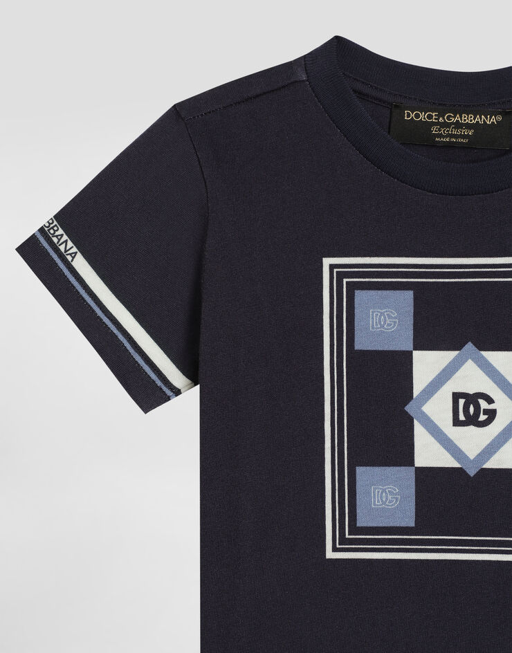 Dolce & Gabbana Jersey T-shirt with print Multicolor L1JT7WII7HO
