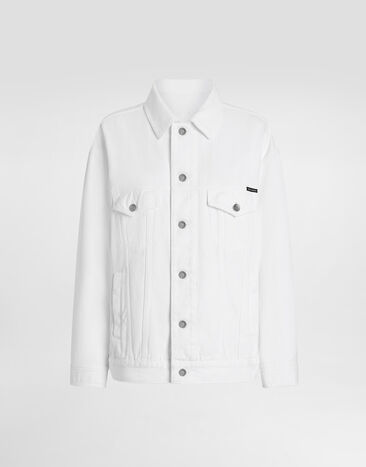 Dolce & Gabbana Jeansjacke aus Denim Multicolor F9S65DG8OT6