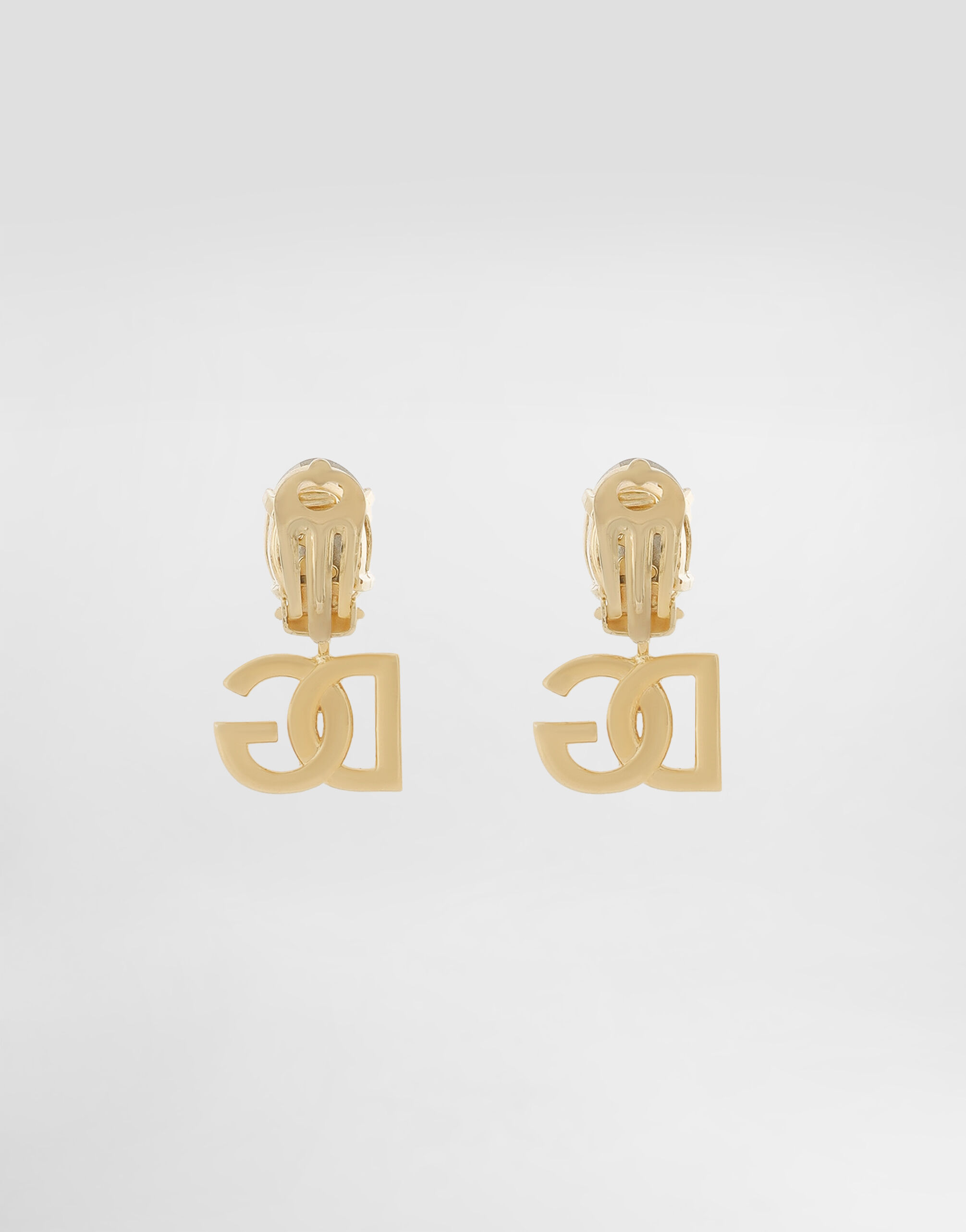 ピアス DOLCE & GABBANA DG LOGO LONG EARRINGS Dolce & Gabbana DG-logo Drop Earrings | Gold | FARFETCH