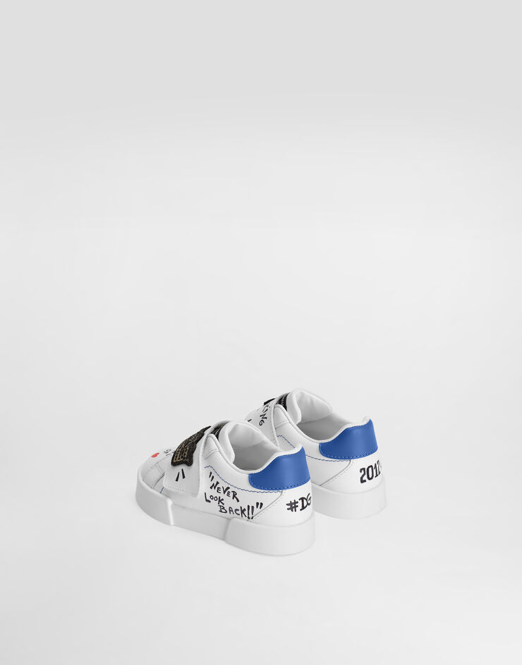 Dolce & Gabbana Nappa calfskin sneakers Multicolor DN0233A0219