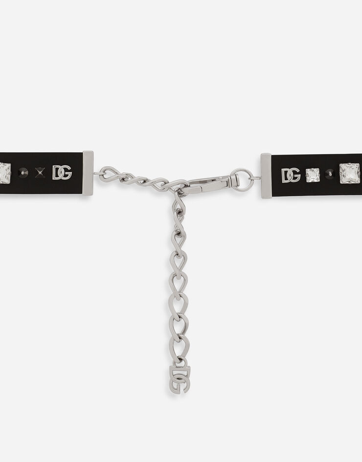 Dolce & Gabbana Leather and brass belt Black WLO6B1W1111