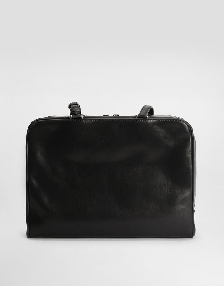 Dolce & Gabbana Ellis calfskin briefcase Black BM2574AH850