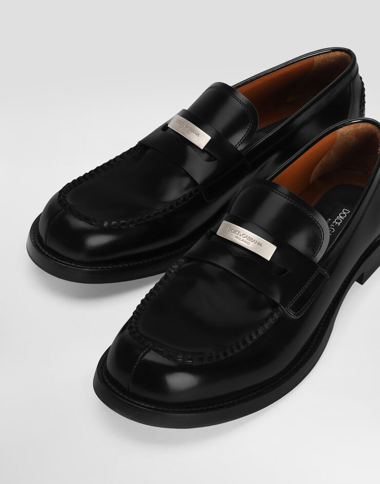 Dolce & Gabbana Mocasines en piel de becerro Dolce & Gabbana Mocasines en piel de becerro Black A30291A0780