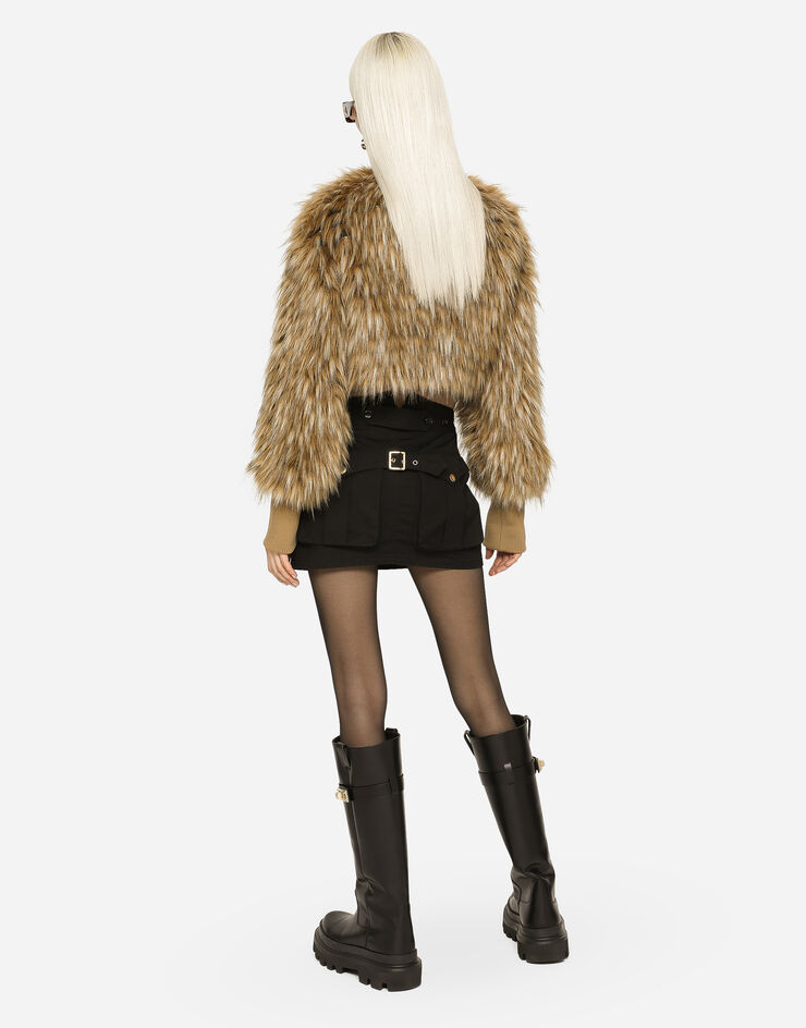 Dolce&Gabbana 羊绒高领针织衫 米色 FXL71TJAWW3