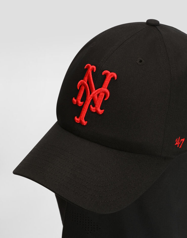 Dolce & Gabbana Dolce&Gabbana X ’47 New York Mets Drill Balaclava Black IH153MGI224