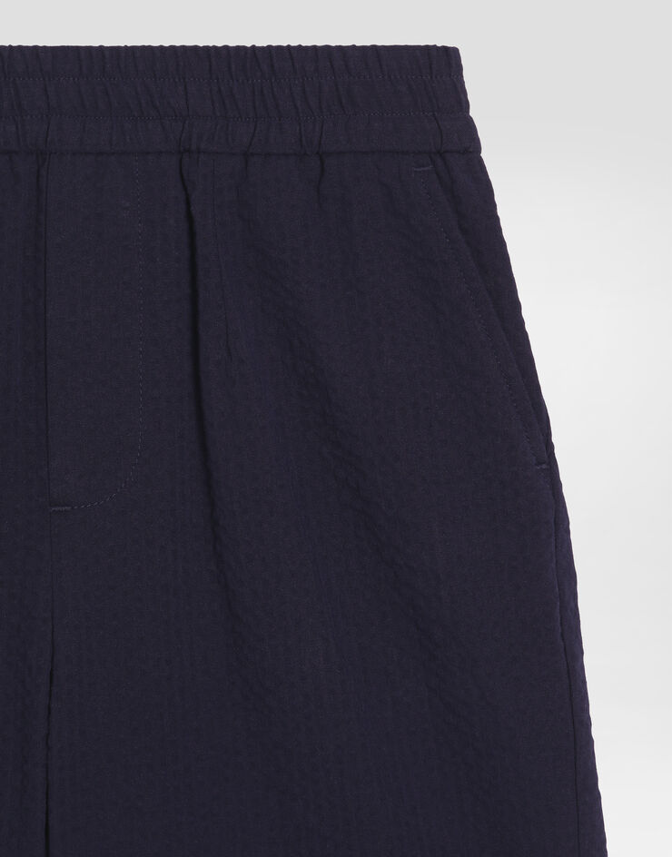 Dolce & Gabbana Cotton bermuda shorts Blue L43Q86FR51F