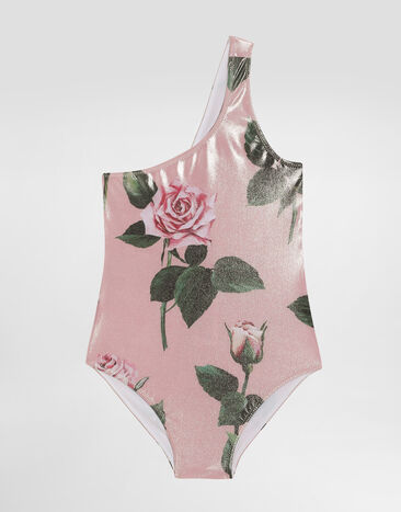 Dolce & Gabbana Rose-print swimsuit Print L5J838ON03W