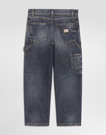 Dolce & Gabbana 5포켓 데님 팬츠 Blue L42F95LDE13