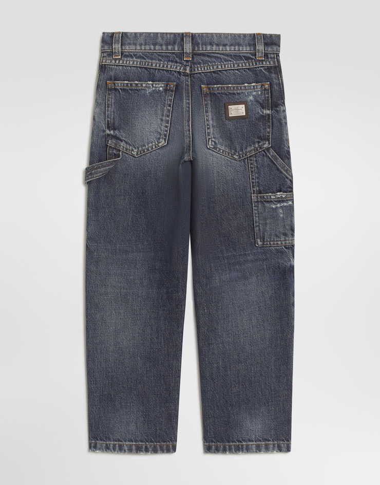 Dolce & Gabbana 5포켓 데님 팬츠 Blue L42F95LDE13