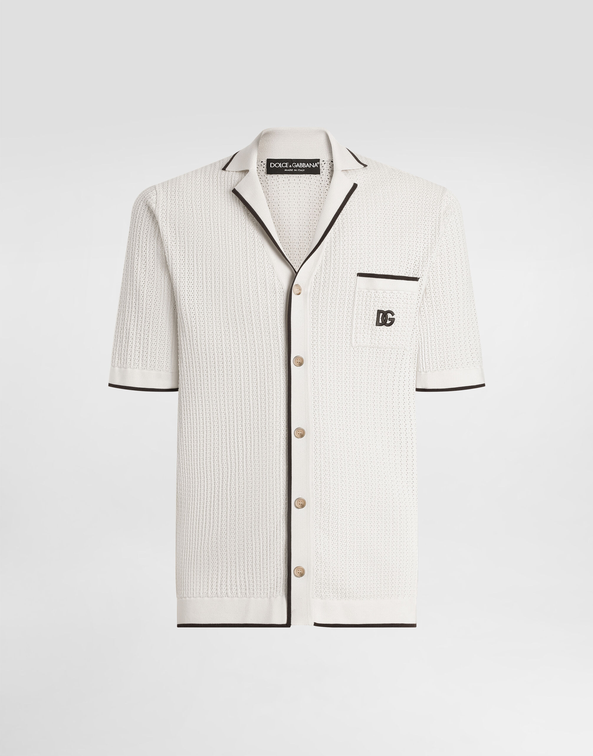 Beigeのメンズ コットン シャツ | Dolce&Gabbana®